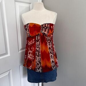 RED STUDIO Y TRIBAL‎ STRAPLESS TOP
